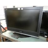 A Panasonic 32" digital LCD television with freeview etc