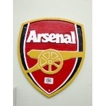 A large Arsenal wall hanging plaque