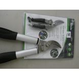 A new garden stainless pruning set of loppers and secateurs