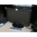 A Samsung 19" digital LCD television with Freeview etc and remote