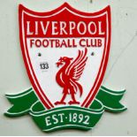 A Liverpool wall hanging cast iron plaque