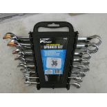 A new eight piece combination spanner set