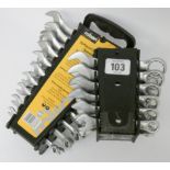 32 piece combination spanner set & stubby spanner set