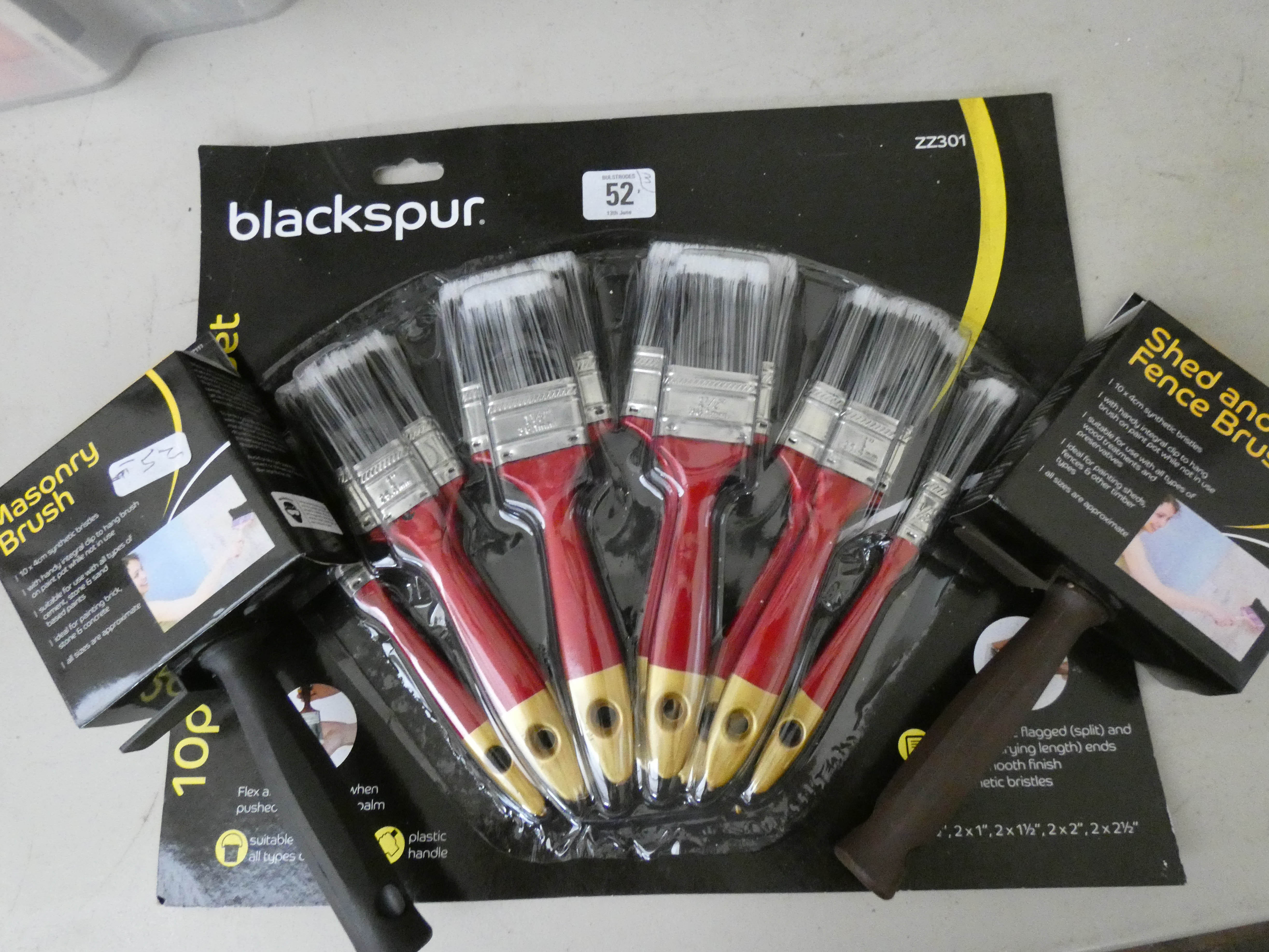 New 10 piece paintbrush set ,