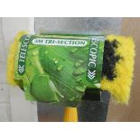A new triple extending water fed wash brush with squeegee