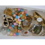 Collection of ladies costume jewellery to include watches, bracelets,