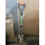 A new stainless steel border spade
