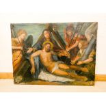 Antonius Panat (17th Century) 'The Deposition' oil on canvas,
