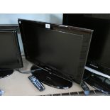 A Samsung 22" digital LCD television with Freeview etc and remote