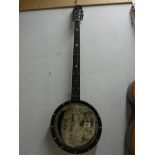 An old Banjo as found