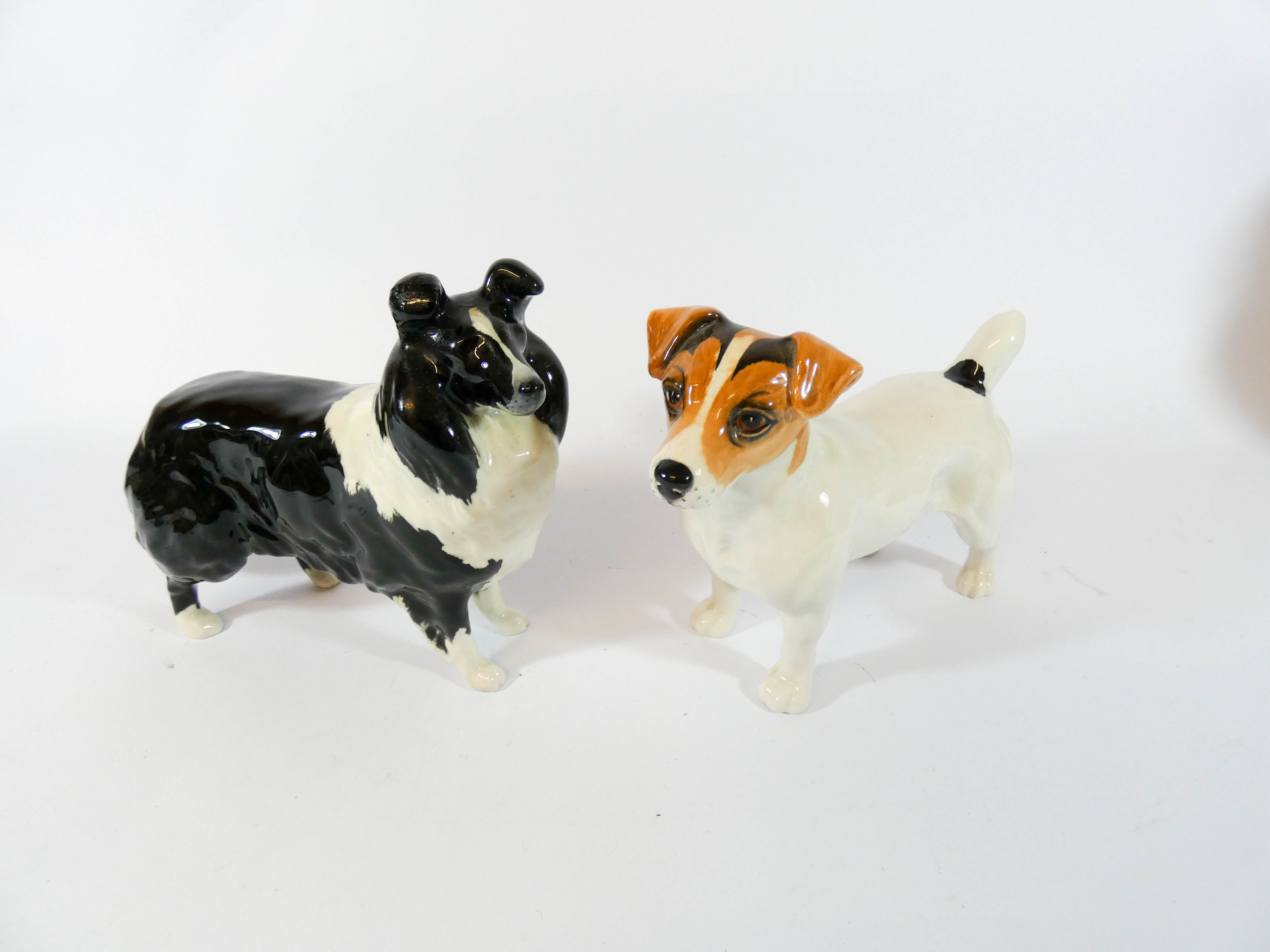 A Beswick model of a Collie dog and a Jack Russell terrier - Image 2 of 2