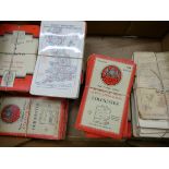 Collection of vintage Ordnance Survey 1 inch maps of Great Britain