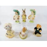 Six Royal Albert and Beswick animal figurines to include satin finished Benjamin bunny, Lady mouse,