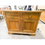 A Willis and Gambier heavy quality light oak sideboard,
