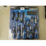 A new 40 piece screwdriver set