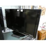 A Panasonic 32" digital LCD television with freeview etc and remote