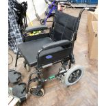 A push along fold up wheelchair