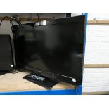 A Panasonic 32" digital LCD television with Freeview etc and remote