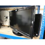 A Panasonic 32" digital LCD television with freeview etc and remote