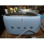 A Smeg four slice toaster