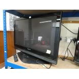 A 37" digital Panasonic Viera television with freeview etc and remote