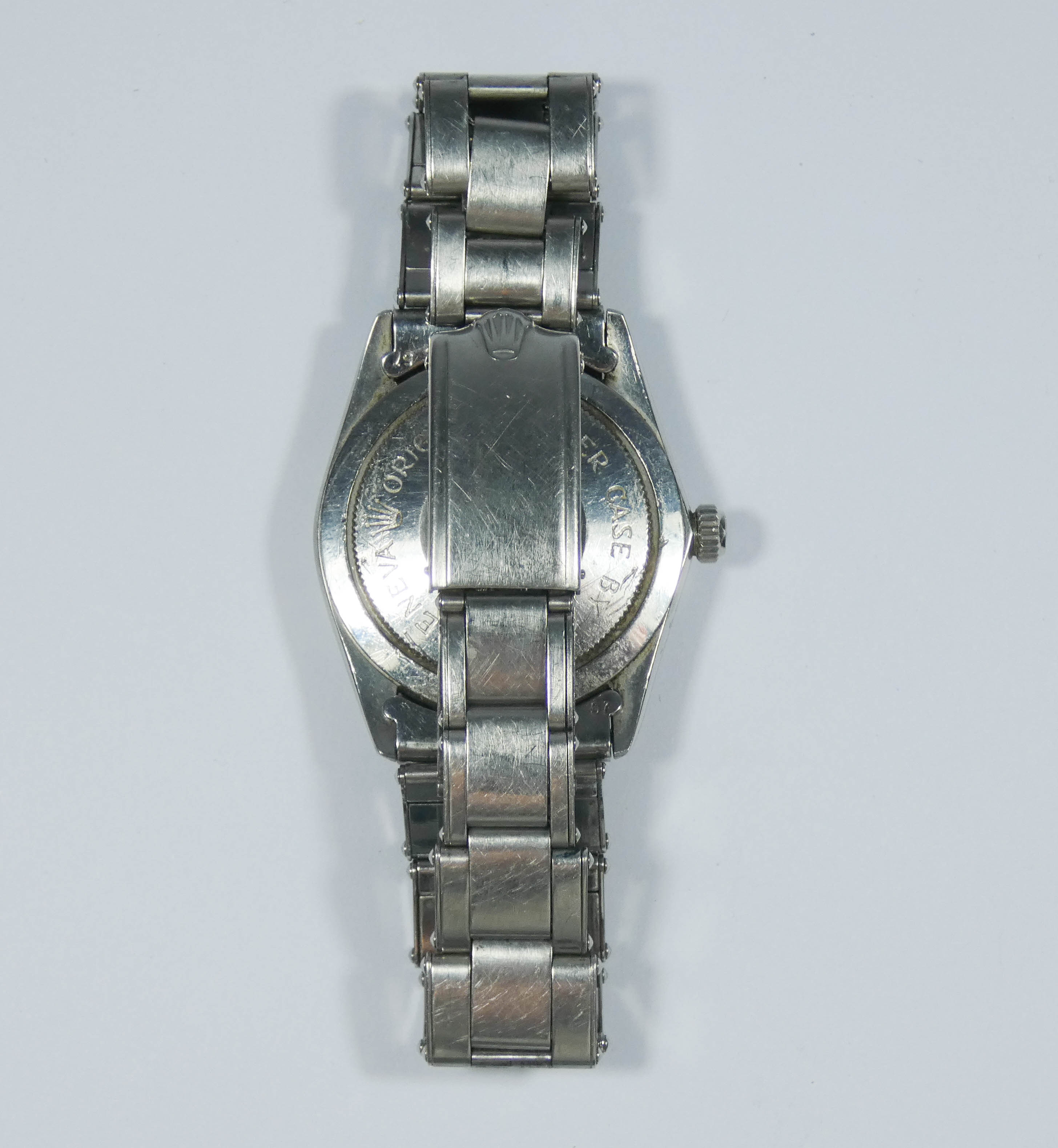 Tudor Prince Oysterdate gents vintage wristwatch, grey dial inscribed Rotor Self winding, - Image 4 of 4