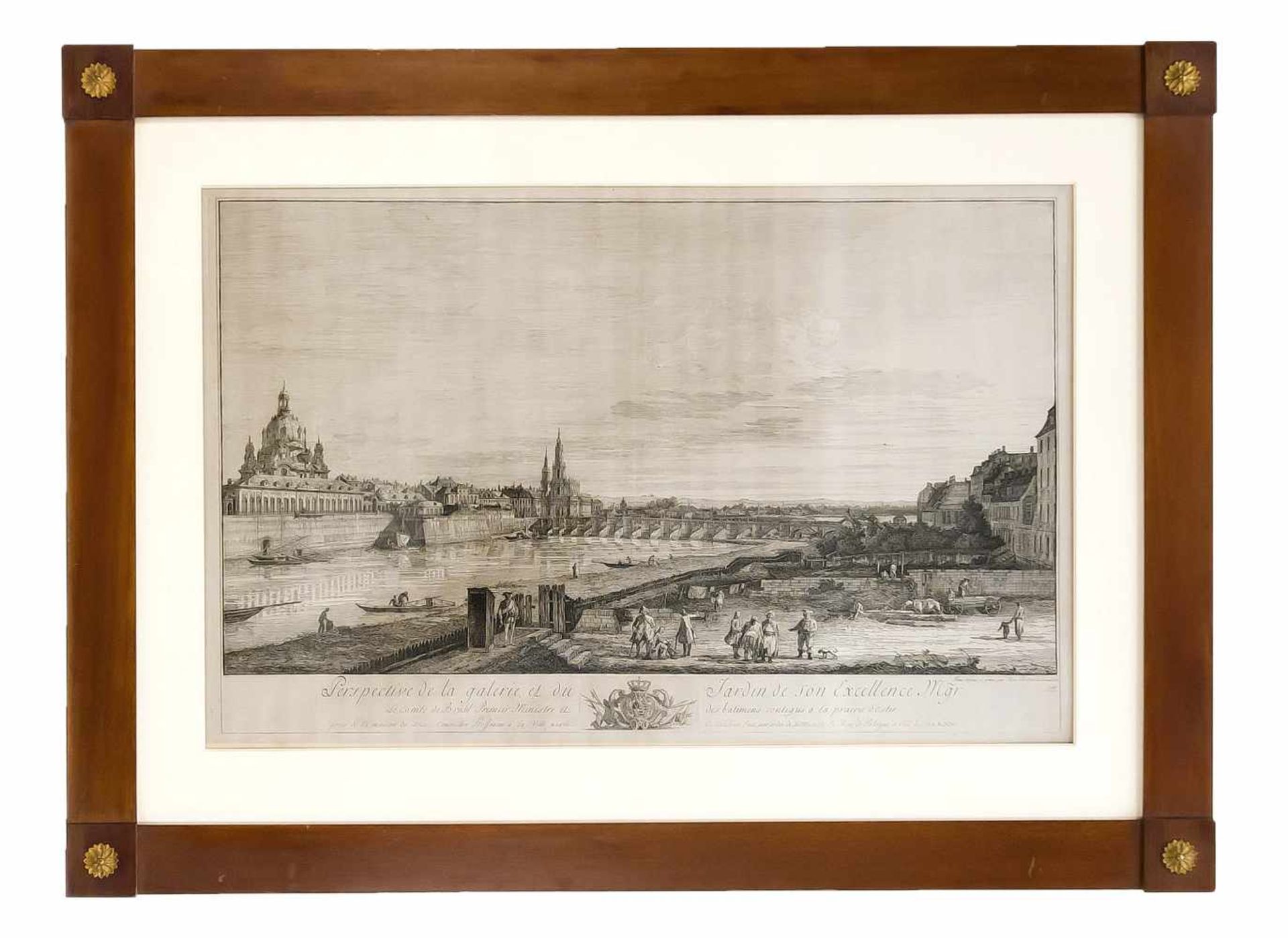 Bellotto, Bernardo, gen. Canaletto. 1720 Venedig - 1780 Warschau. "Perspective de lagalerie, et du