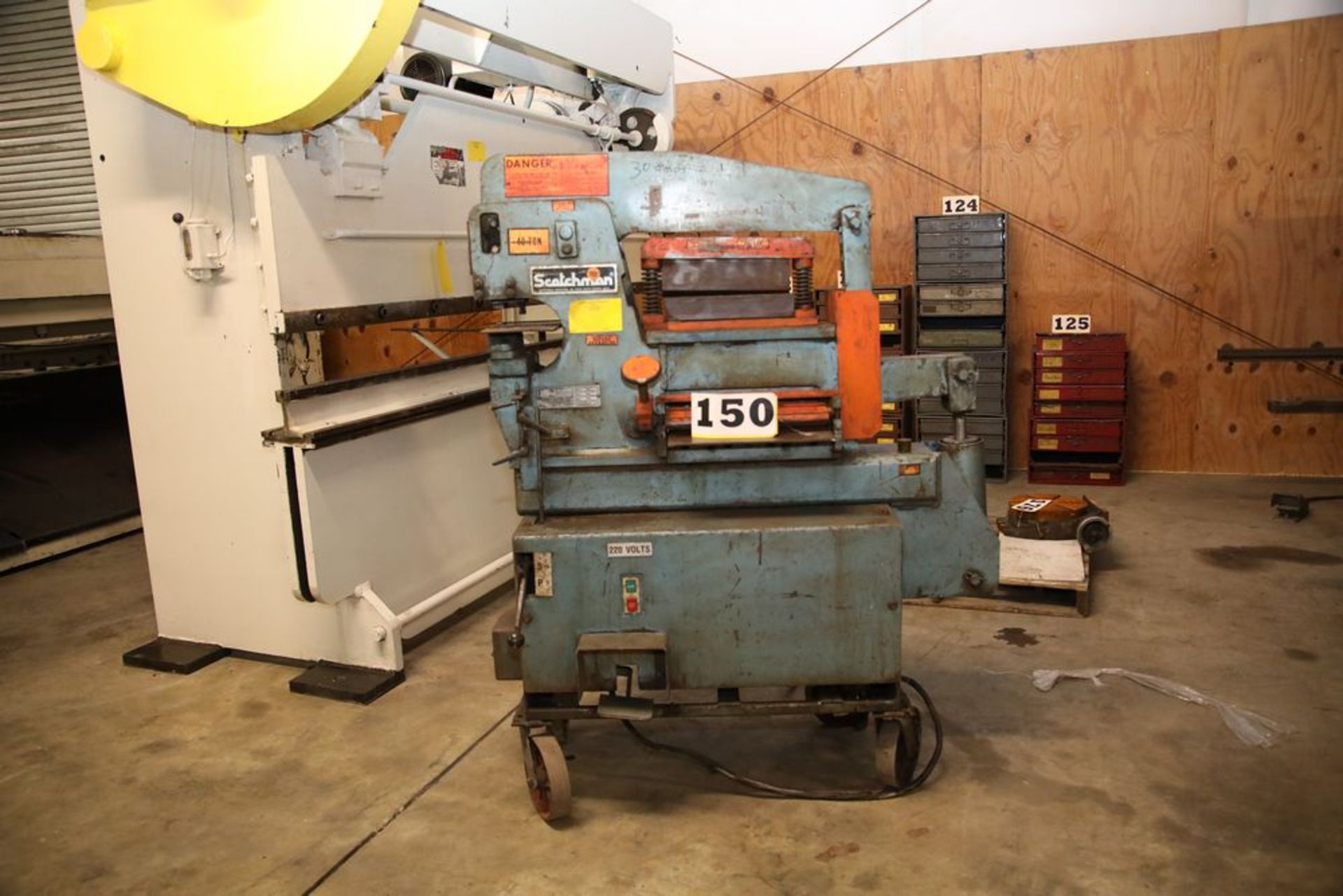 SCOTCHMAN HYDRAULIC IRON WORKER MACHINE MODEL 4014C - Image 3 of 3