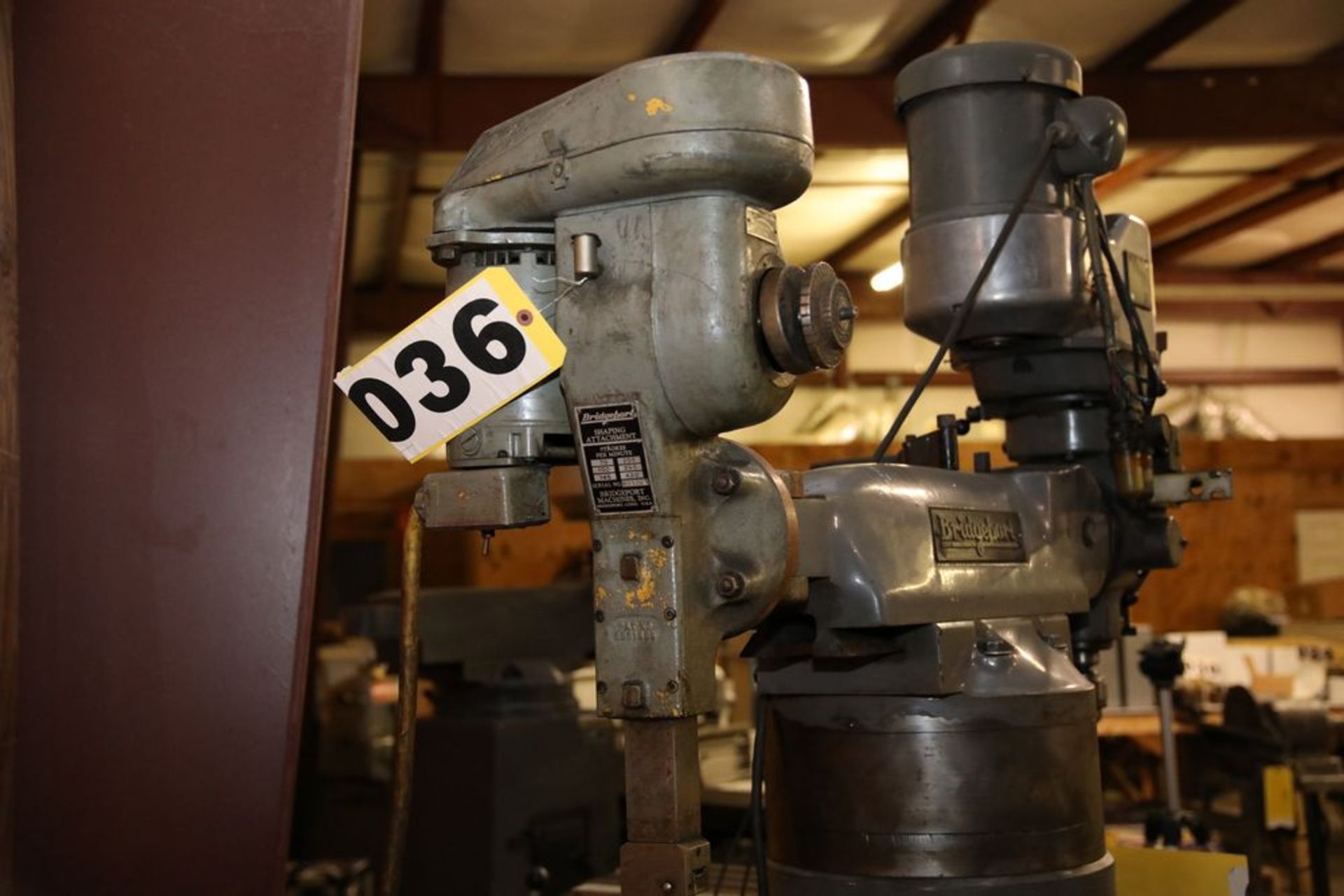 BRIDGEPORT VERTICAL HEAD SLOTTING MACHINE - Image 3 of 3