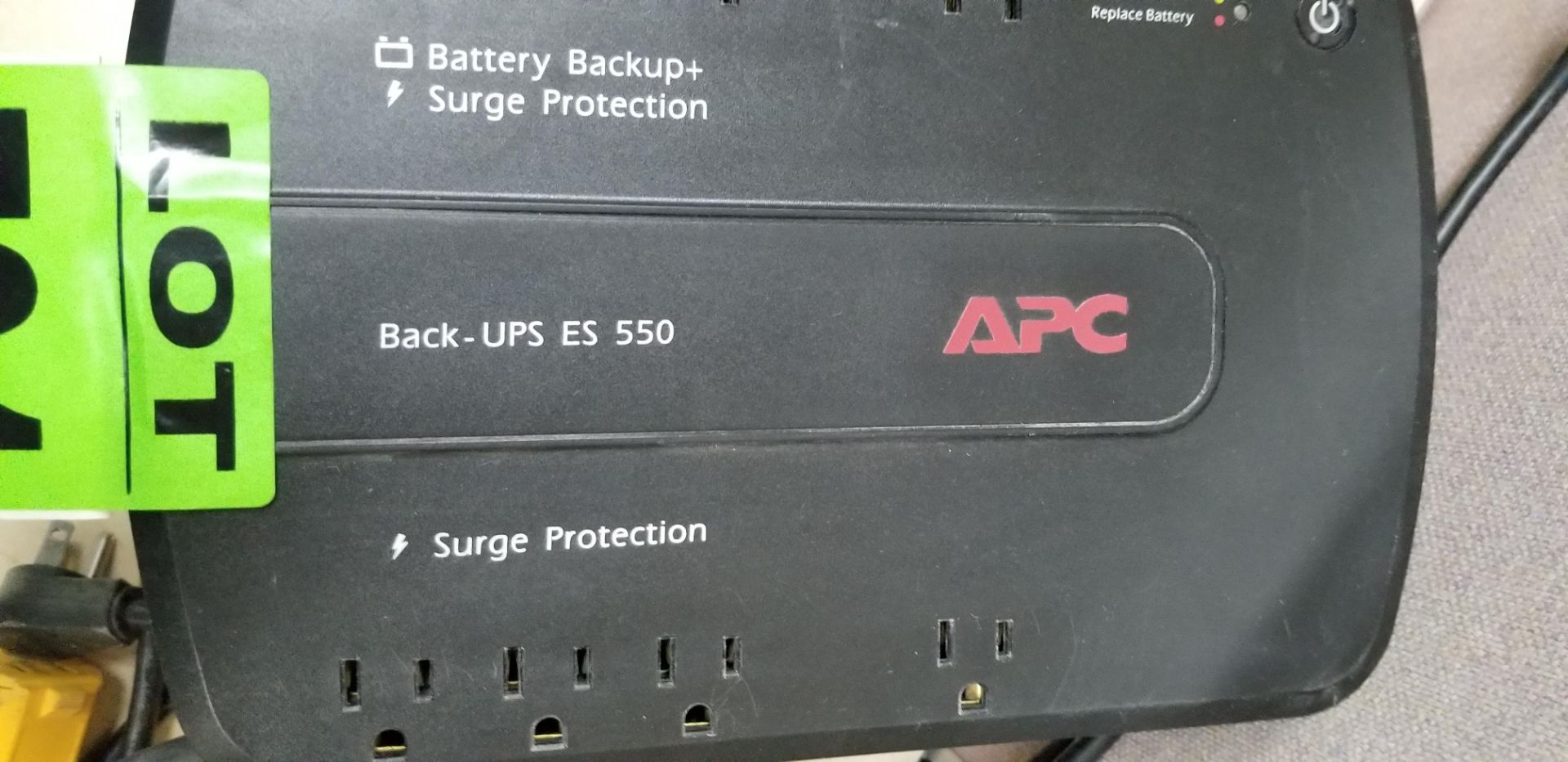 (2) APC Back-UPS ES550 battery backup with surge protection and 8 outlets // (2) APC Back-UPS - Image 2 of 2