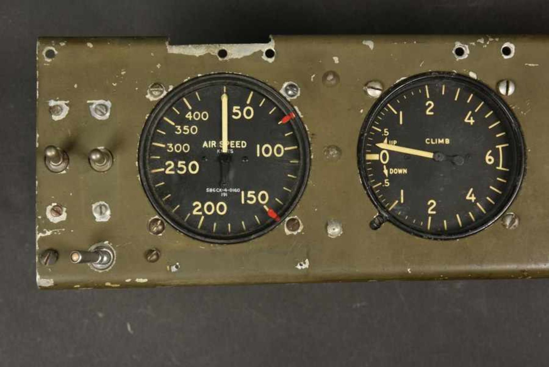 Tableau de bord de planeur américain. Instrument panel from an American gliderCardre en aluminium - Bild 2 aus 4