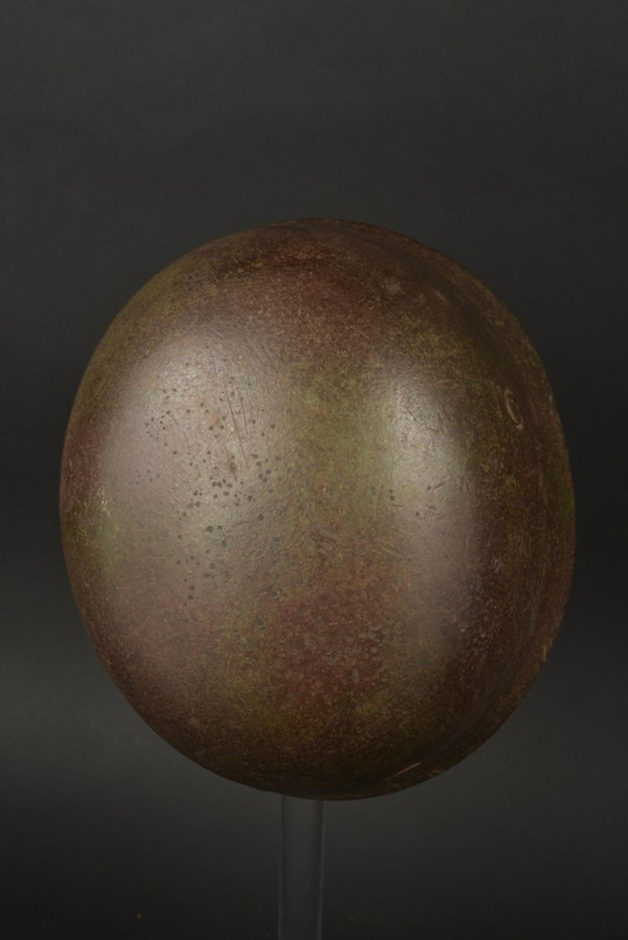 Casque de parachutiste allemand camouflé deux tons. German parachutist helmet camouflaged in two - Bild 4 aus 4