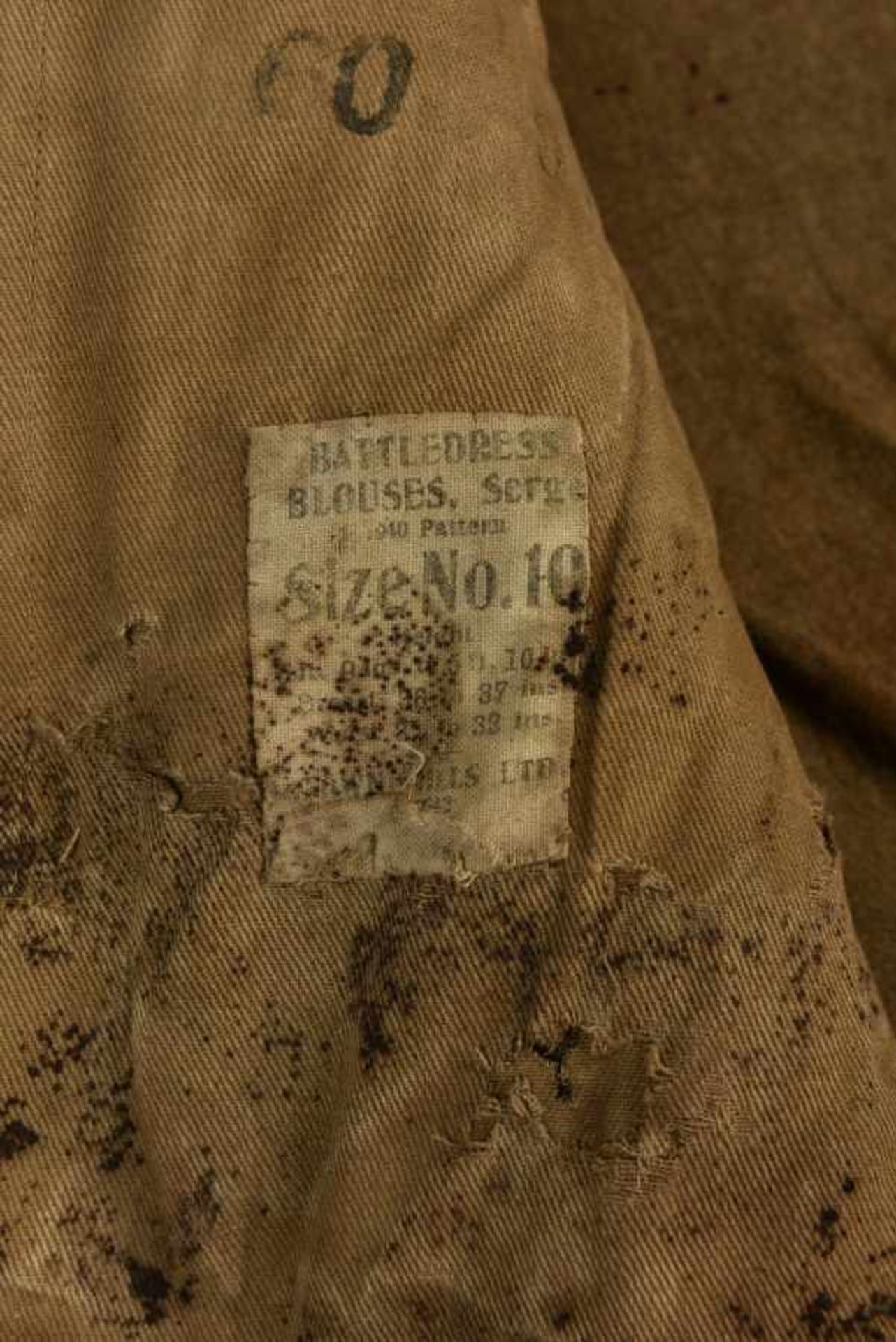 Relique de Battle Dress du 9ème battaillon de la 6ème Airborne. Remains of the Battledress of the - Bild 2 aus 4