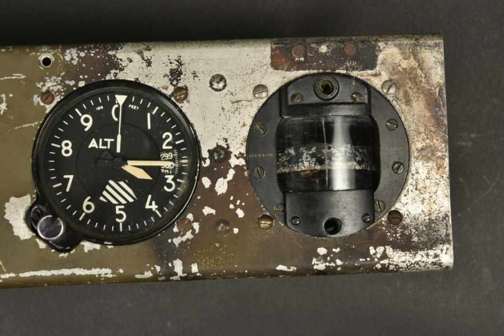 Tableau de bord de planeur américain. Instrument panel from an American gliderCardre en aluminium - Bild 3 aus 4