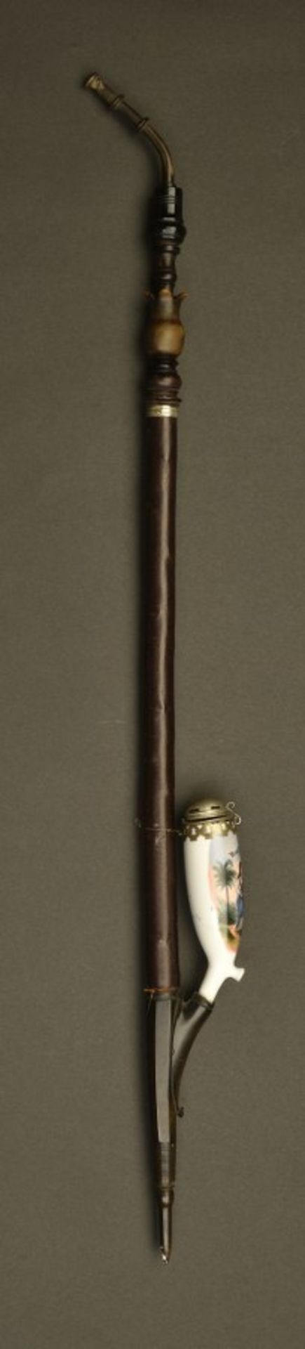 Pipe patriotique du Cameroun allemandPetit modèle de pipe, aucuns décors. Fourneau simple en