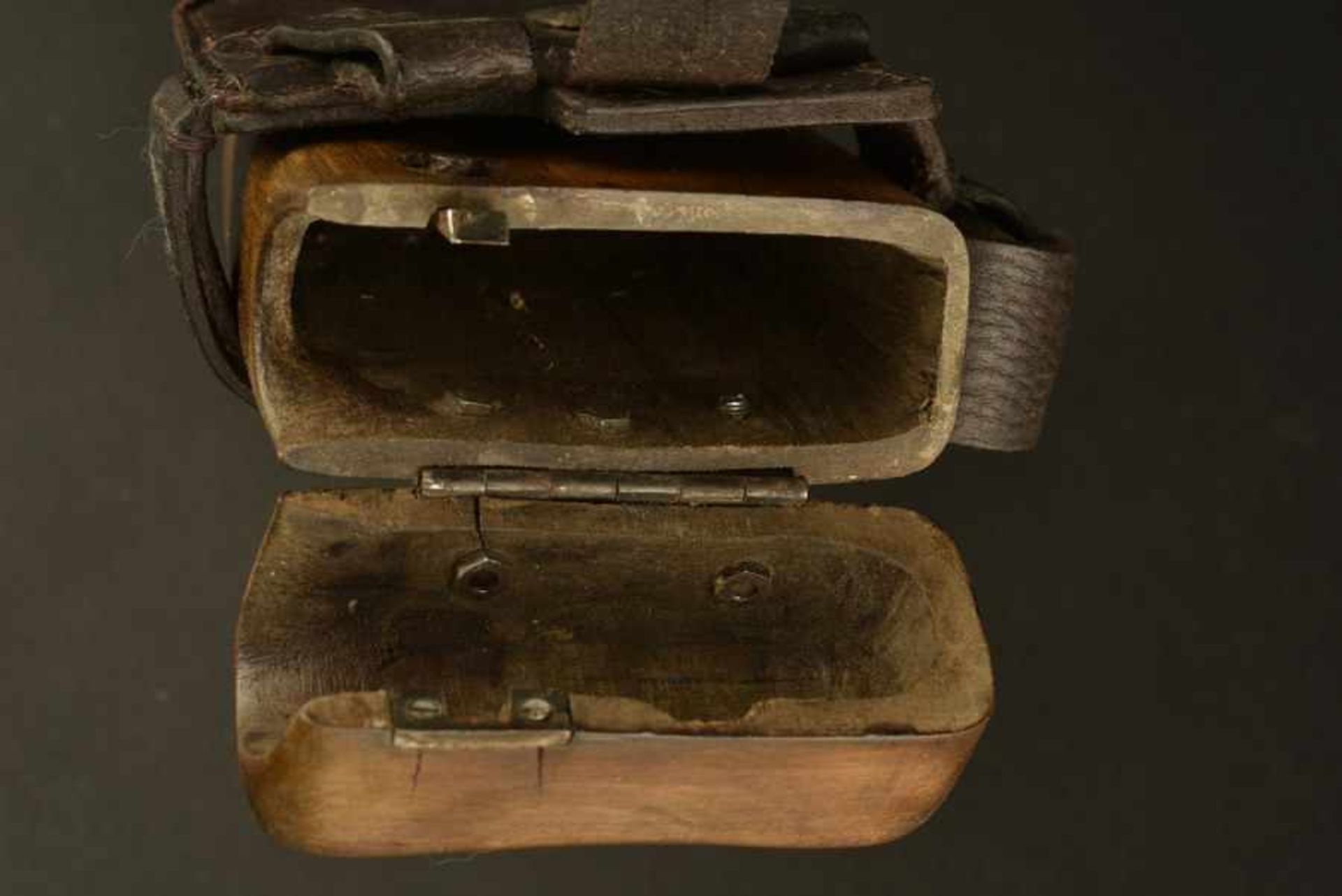 Reproduction d'étui crosse de Mauser C96Reproduction de crosse en bois, harnais en cuir présent, une - Bild 3 aus 4