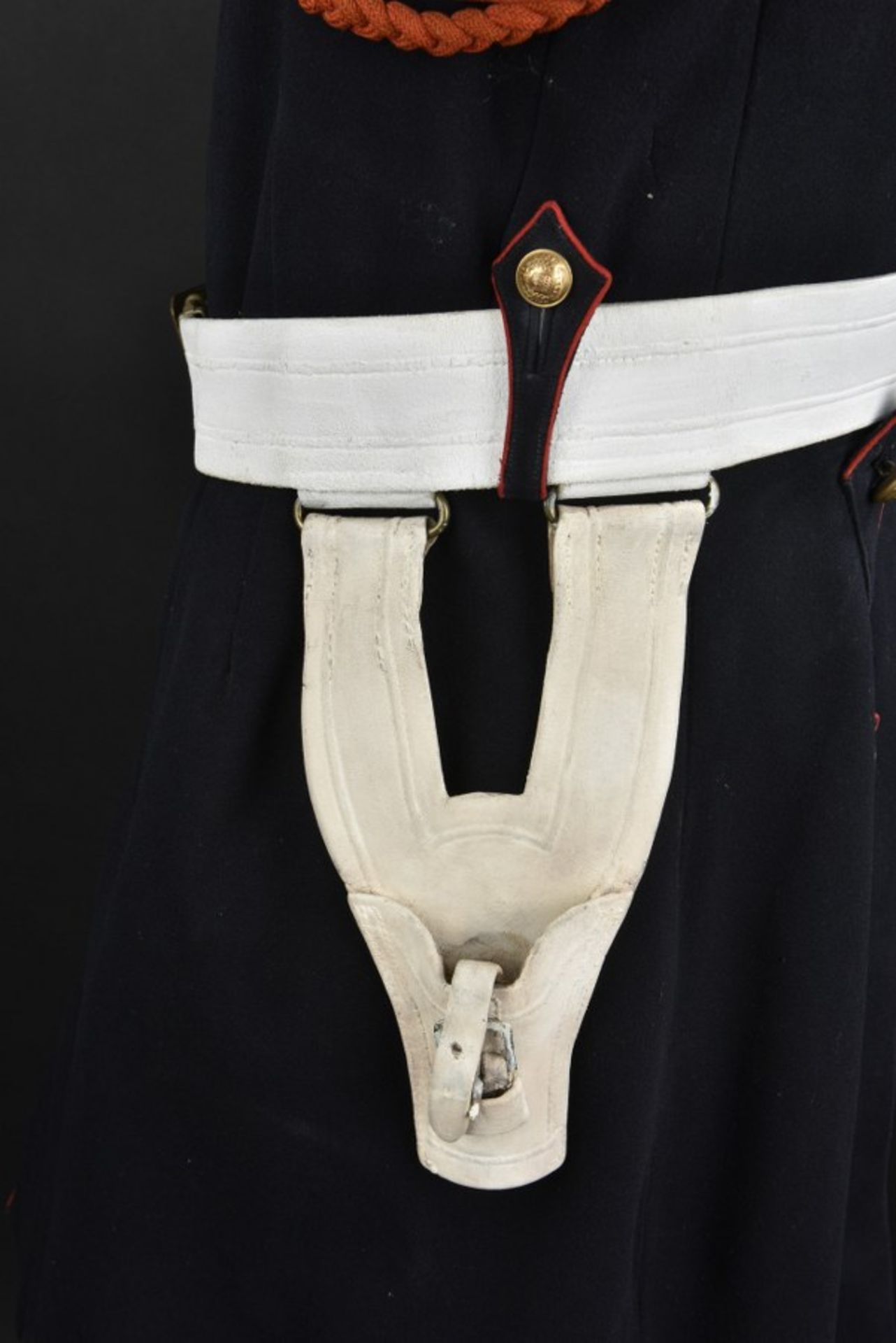 Bustier de Maréchal des Logis de le la Garde Républicaine de Paris au modèle de 1908 comprenant un - Bild 2 aus 4