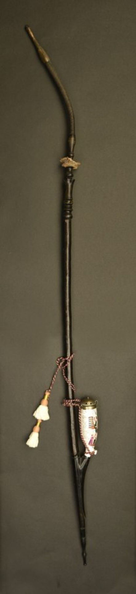 Pipe de réserviste d'un cuirassierEn bois, petit modèle, cordon et glands présents. Fourneau en