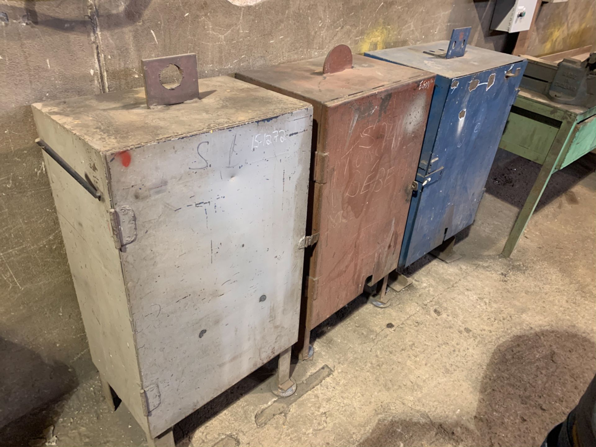 LOT OF 9 ASSORTED METAL CABINETS - Image 3 of 4