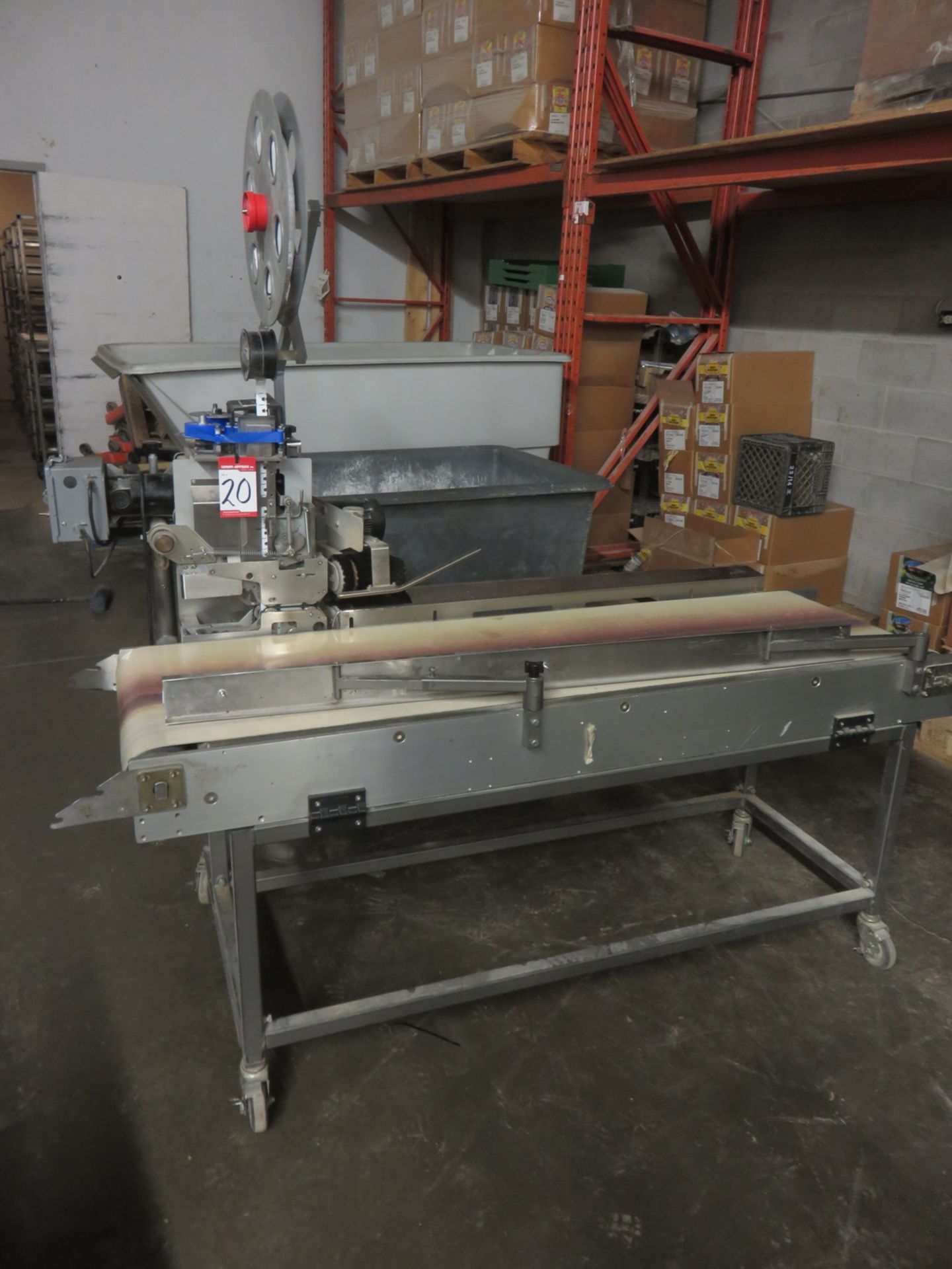 LOT - 2007 KWIK LOK TYPE 865A AUTOMATED BAG CLOSER, S/N 80179-2007 C/W KLR 930 PRINTER, KLR J8 (