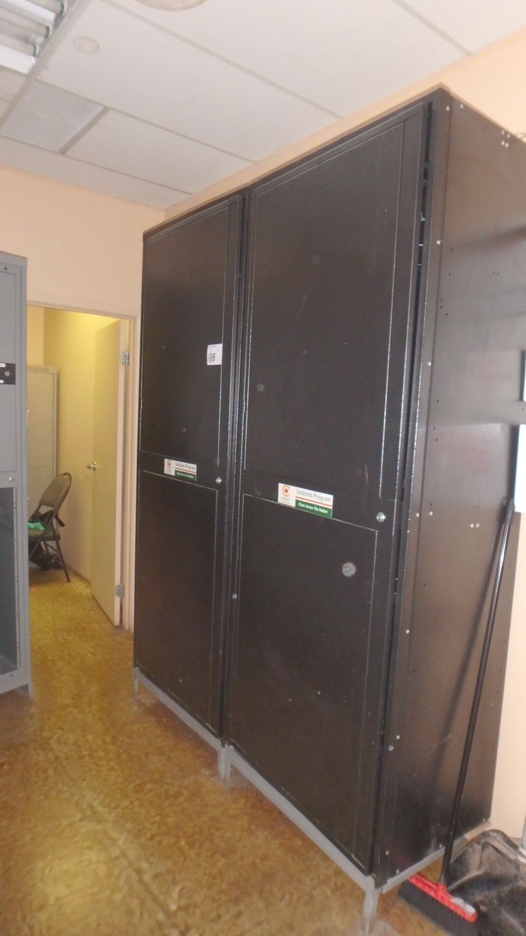 LOT - (5) SETS OF 8-HALF DOOR LOCKERS, & (2) LARGE APPROX 7'H LOCKERS - Image 3 of 3