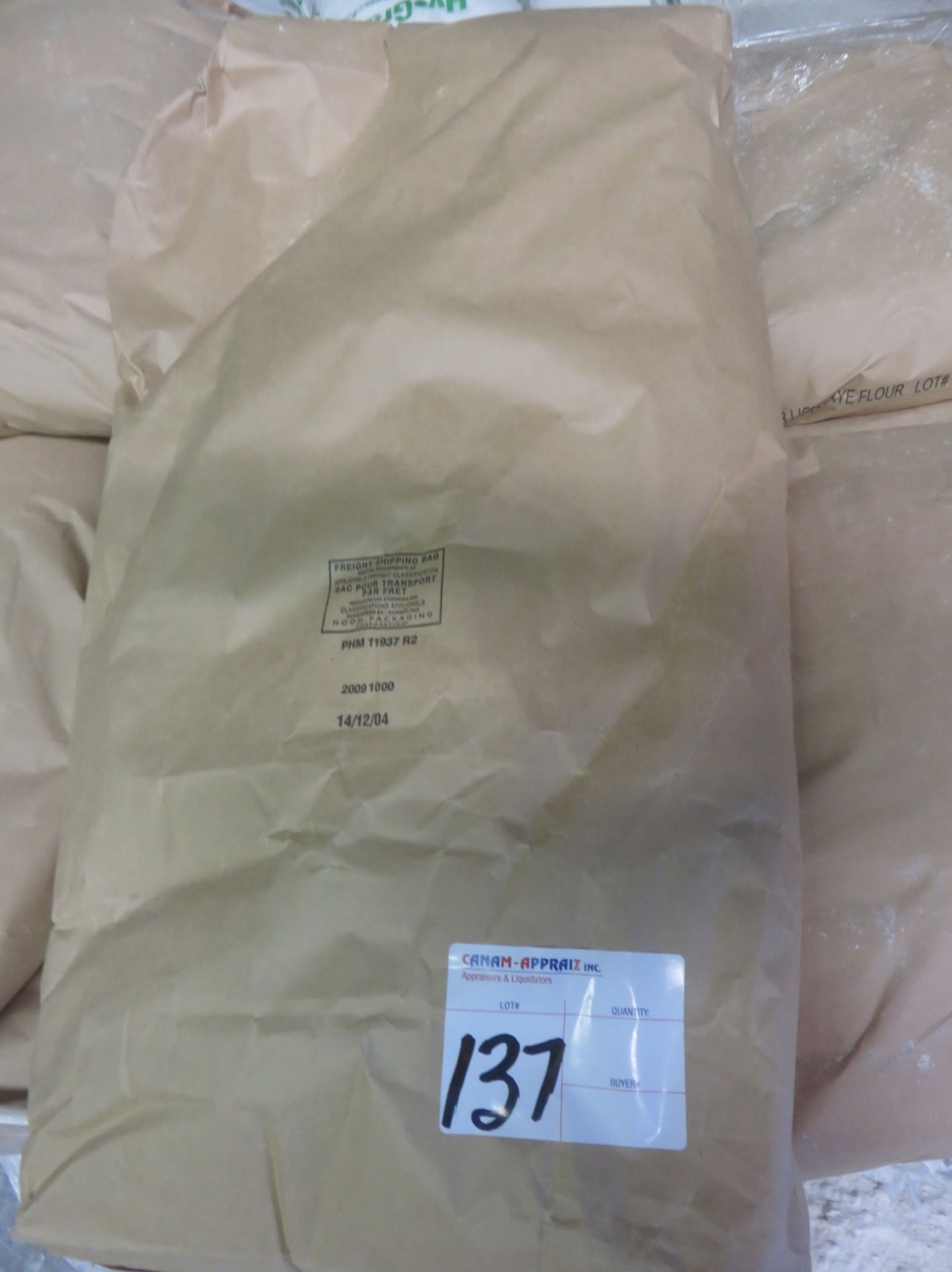 BAGS - LIGHT RYE FLOUR (50 LBS /BAG)