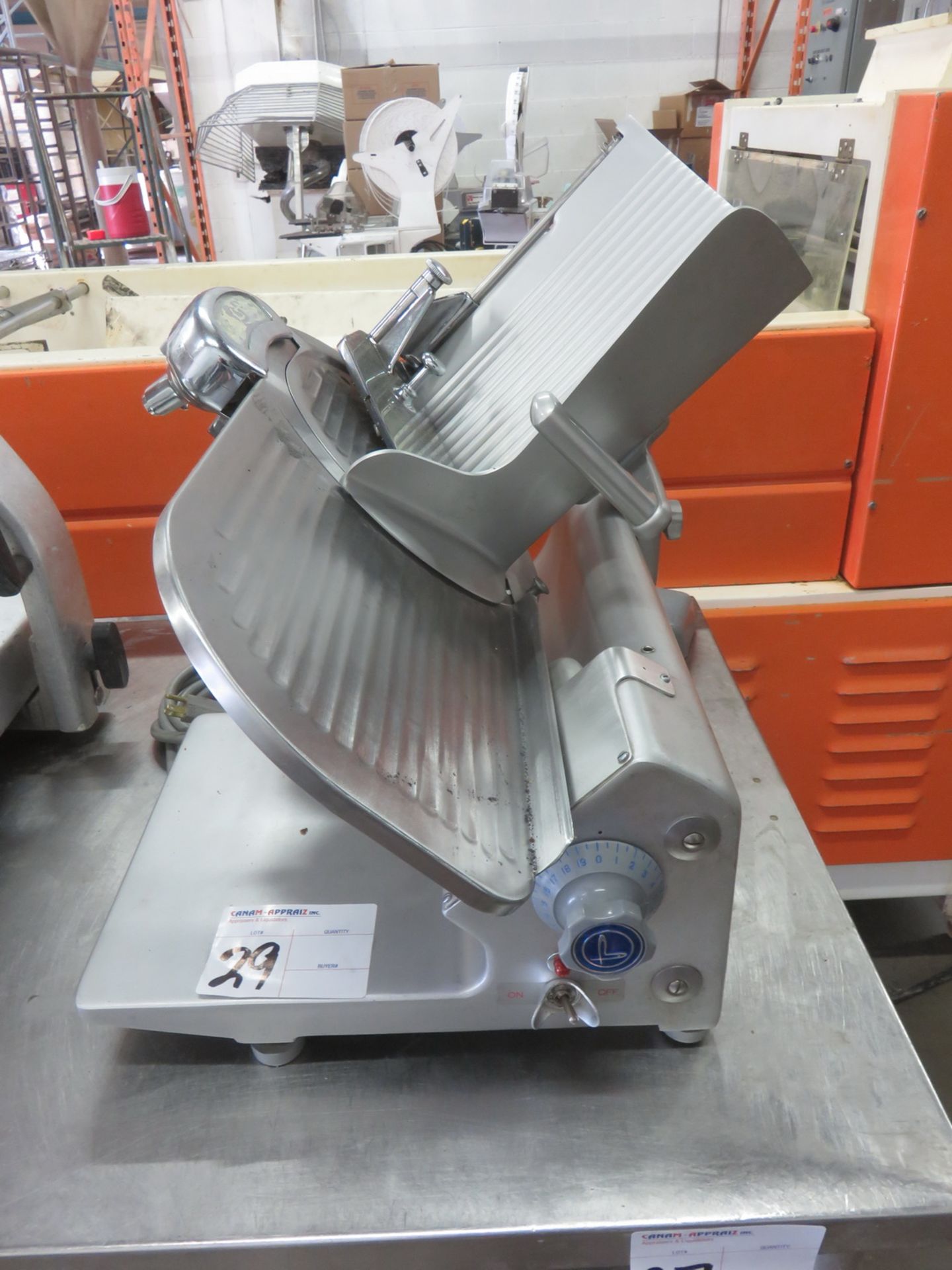 BLAKESLEE 612A COMMERCIAL FOOD SLICER, S/N 5303 (120V)