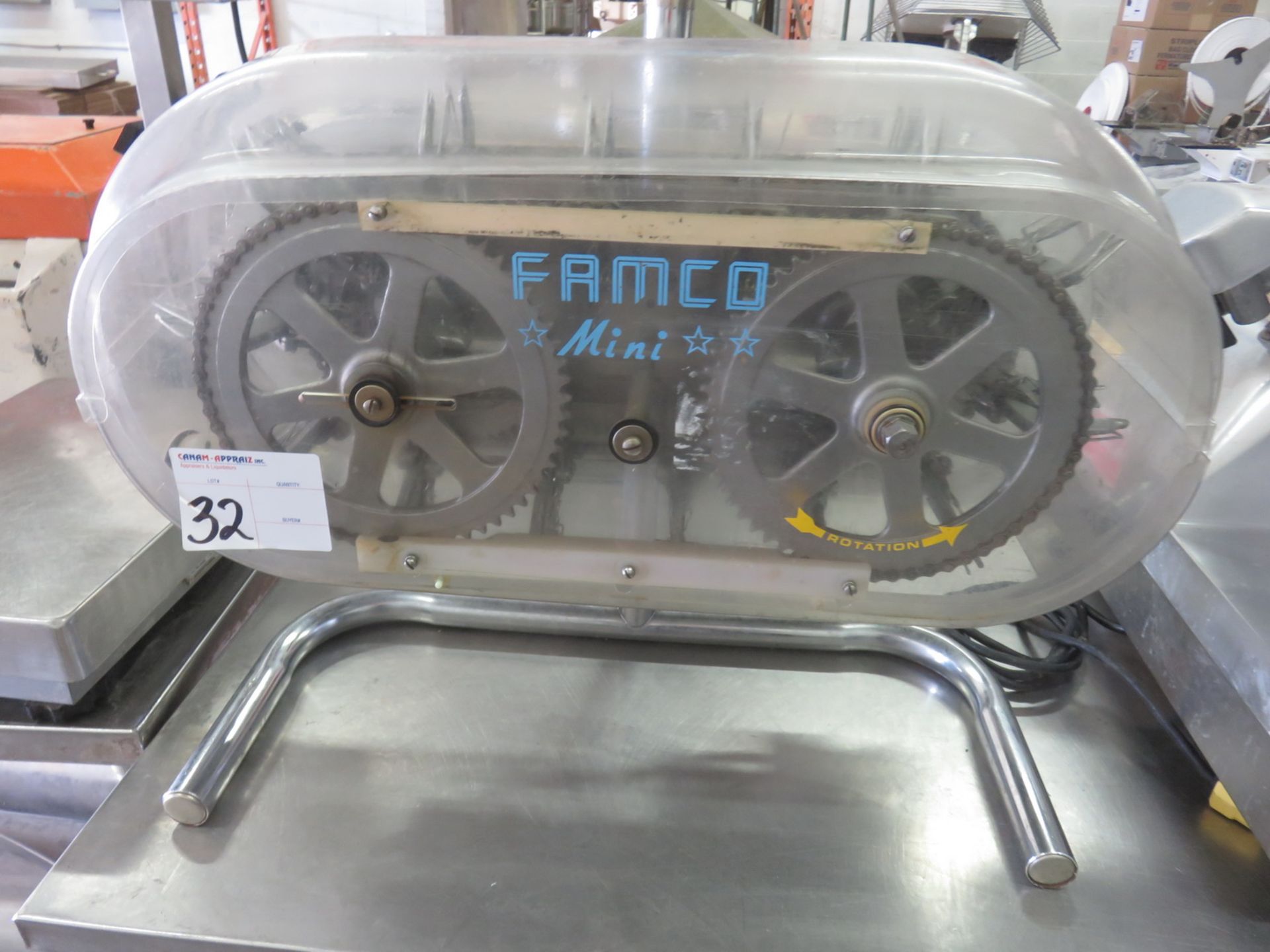 FAMCO MINI SAUSAGE LINKER MACHINE, S/N 10621