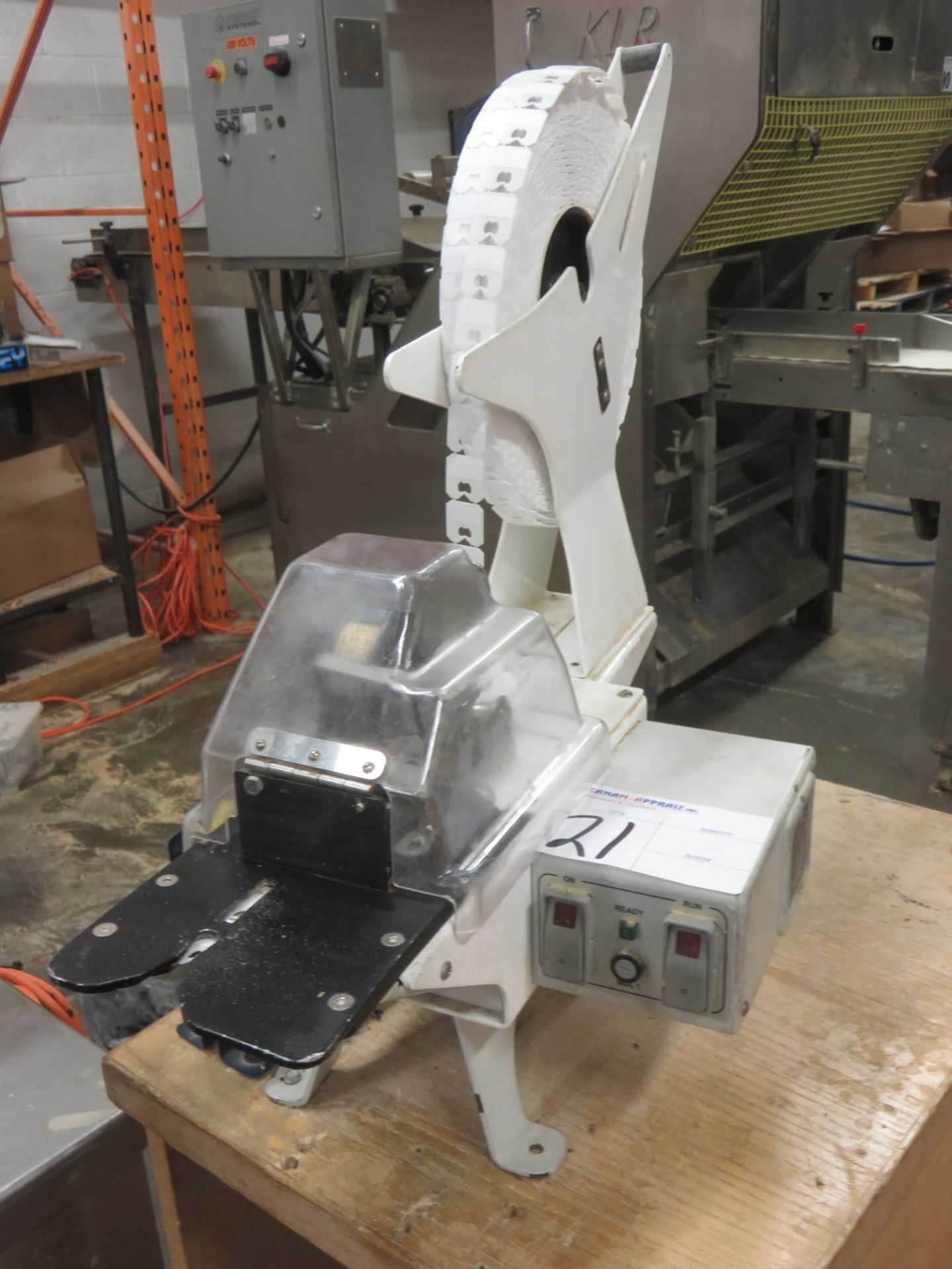 2012 KWIK LOK TYPE 086A (200PB) SEMI-AUTOMATIC TABLE TOP TYPE BAG CLOSER, S/N 95073-2012