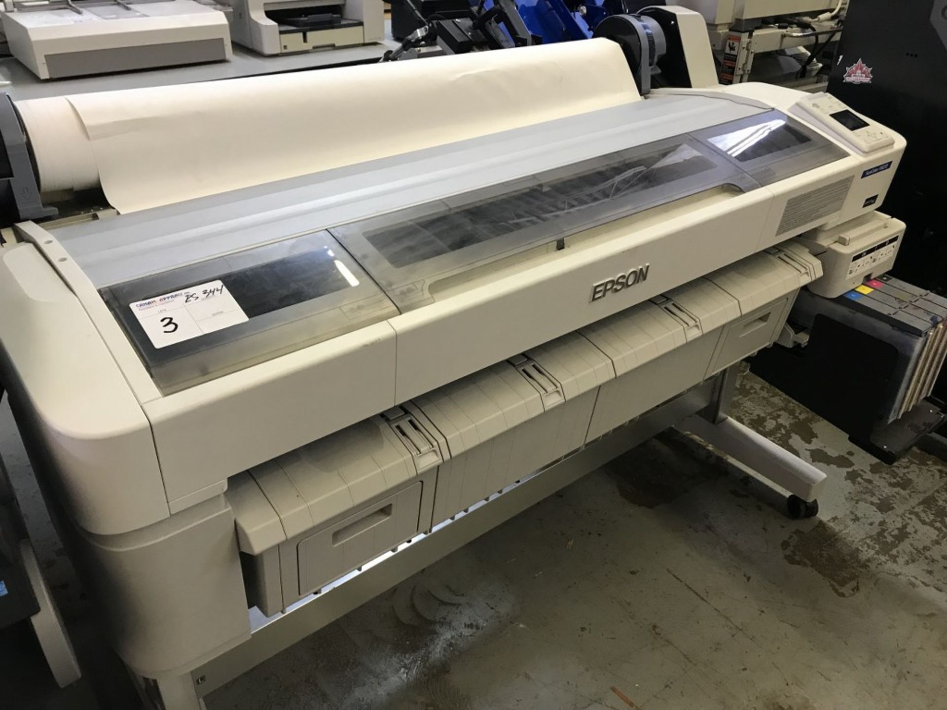 EPSON SURECOLOR F6070 LARGE FORMAT PRINTER. S/N: SXZE003293