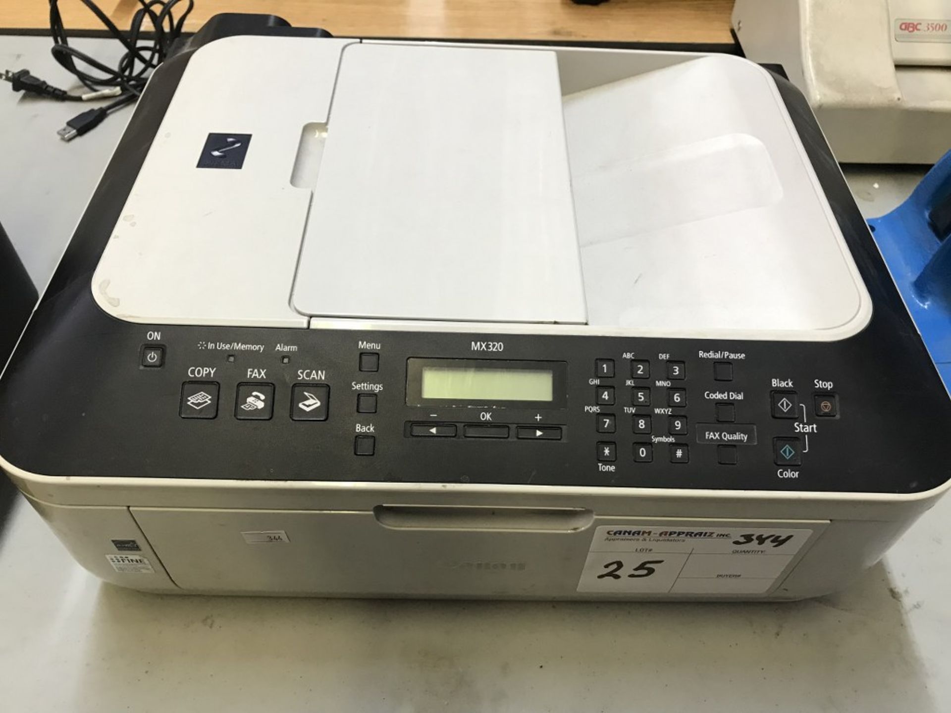 CANON MX320 ALL-IN-ONE OFFICE INKET PRINTER