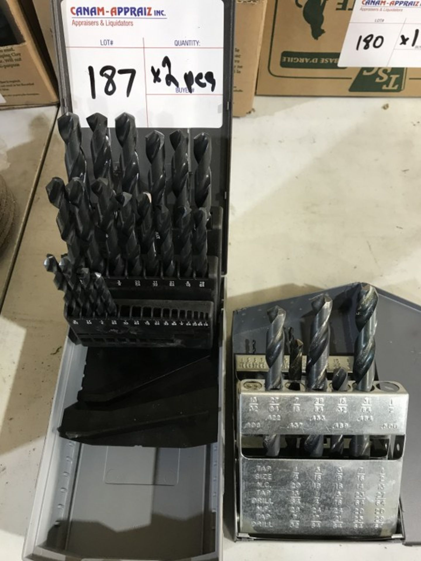 2 X ASSORTED STEEL DRILL BITS