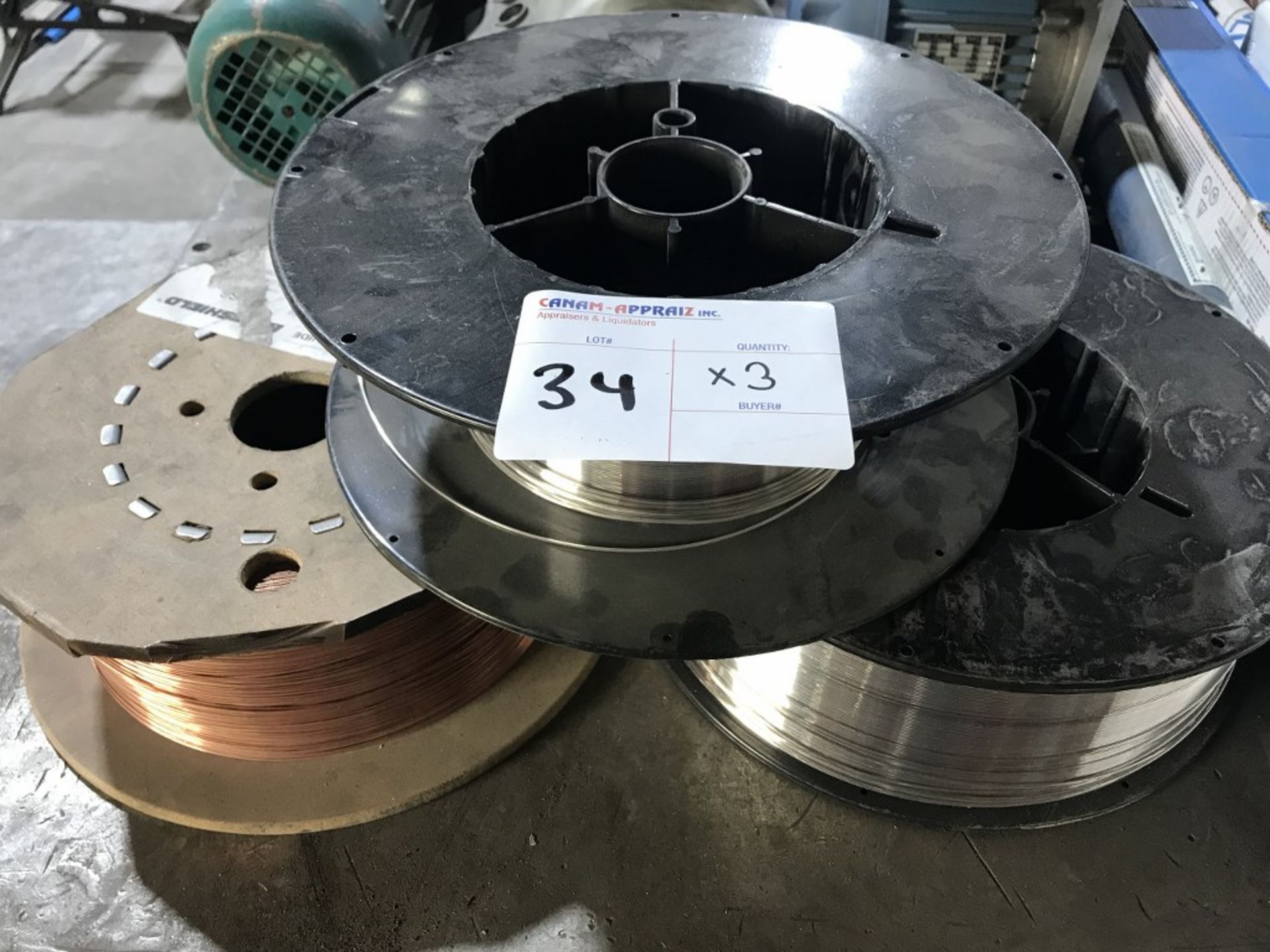 3 X SPOOLS OF WELDING WIRE