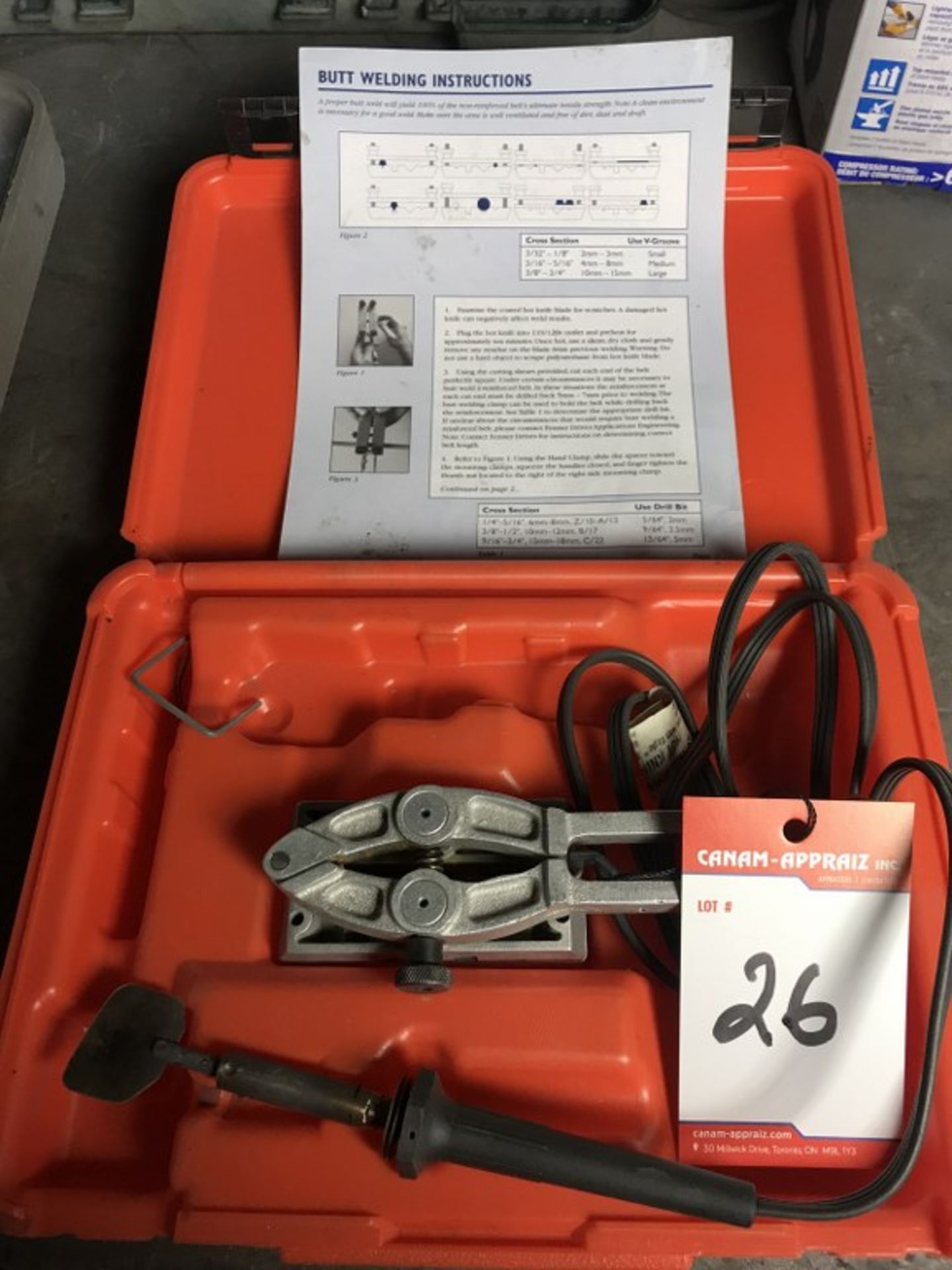 1 X BUTT WELDING KIT